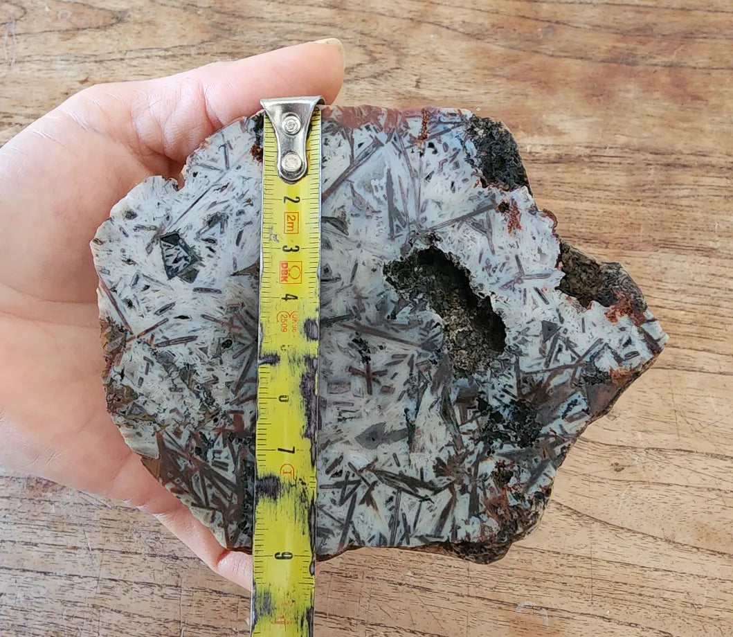 White Needle Agate