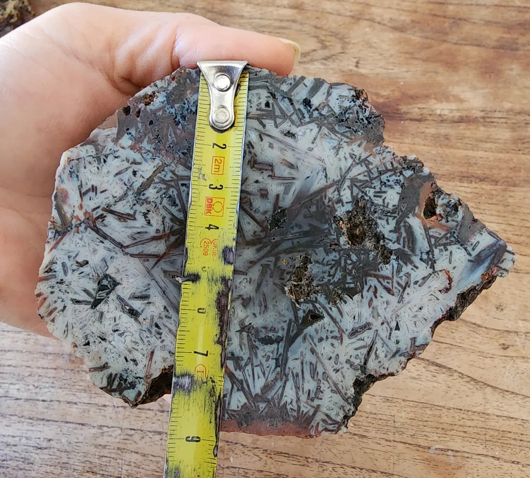 White Needle Agate