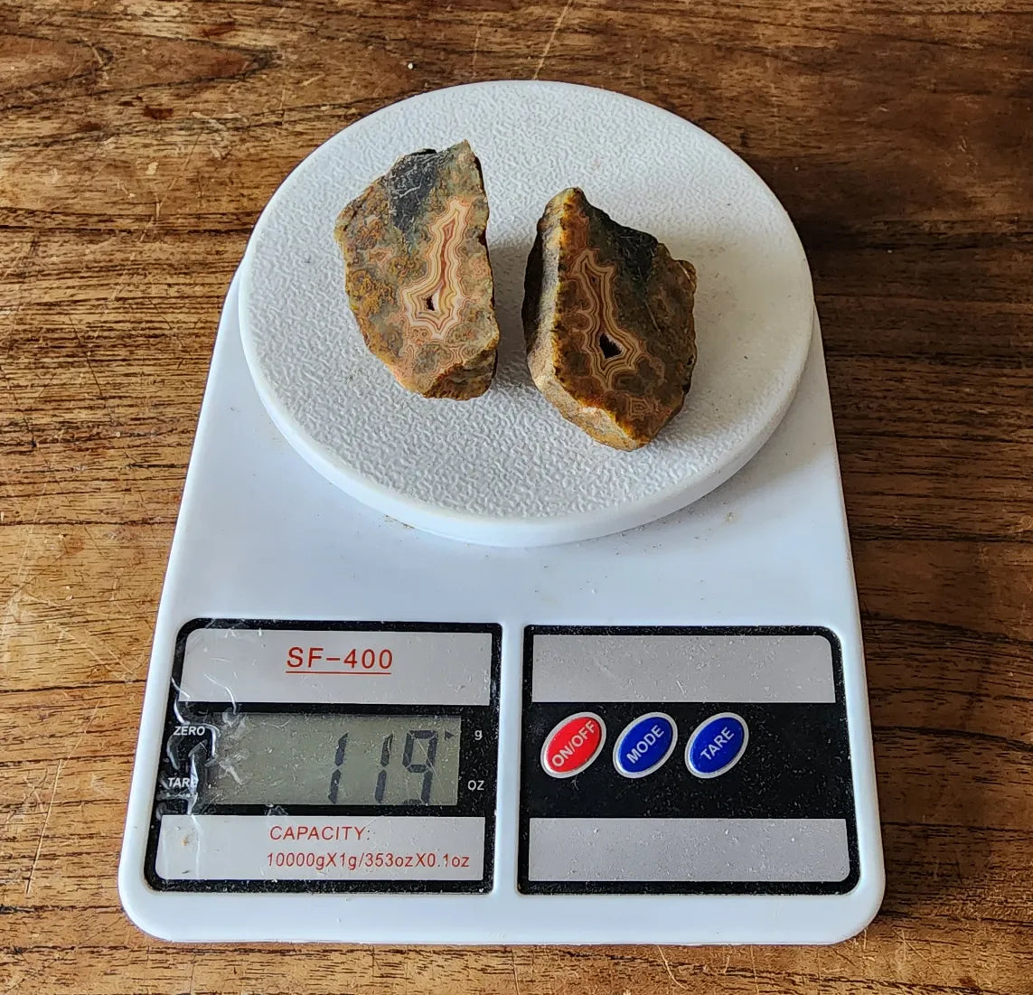 Druzy Plume Agate