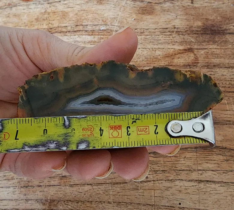 Orange & Green Banded Agate