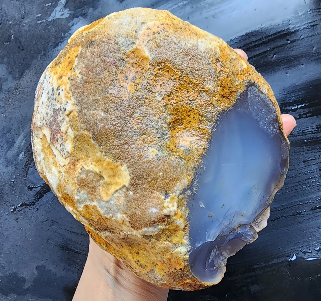 Large Blue Chalcedony Rough
