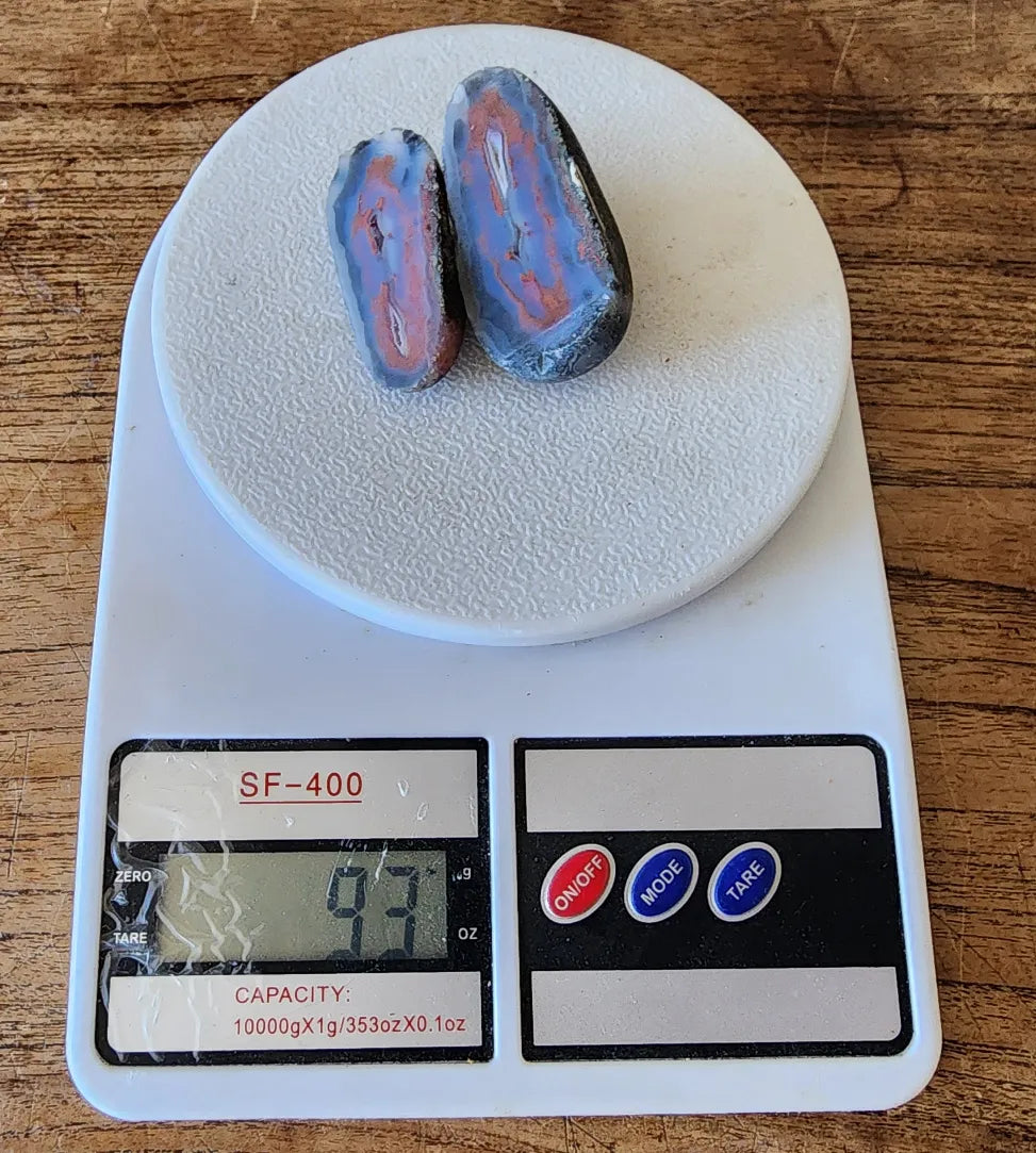 Blue & Red Agate
