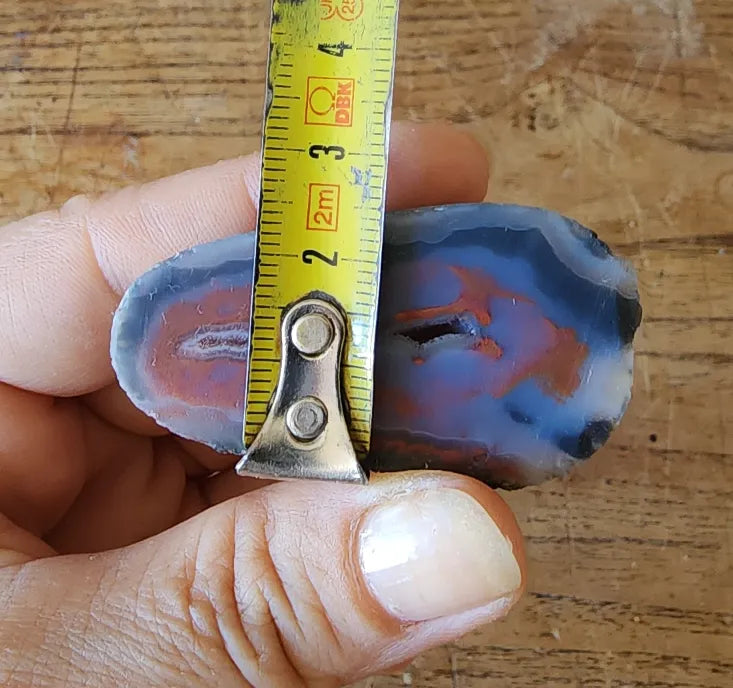 Blue & Red Agate