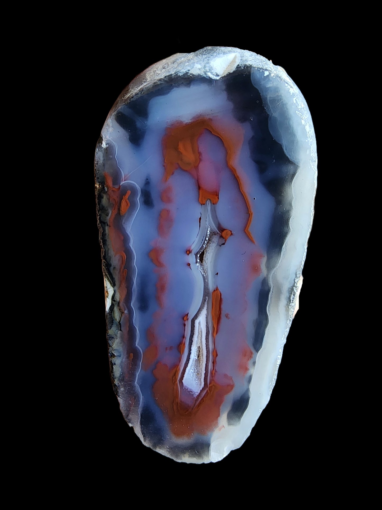 Blue & Red Agate