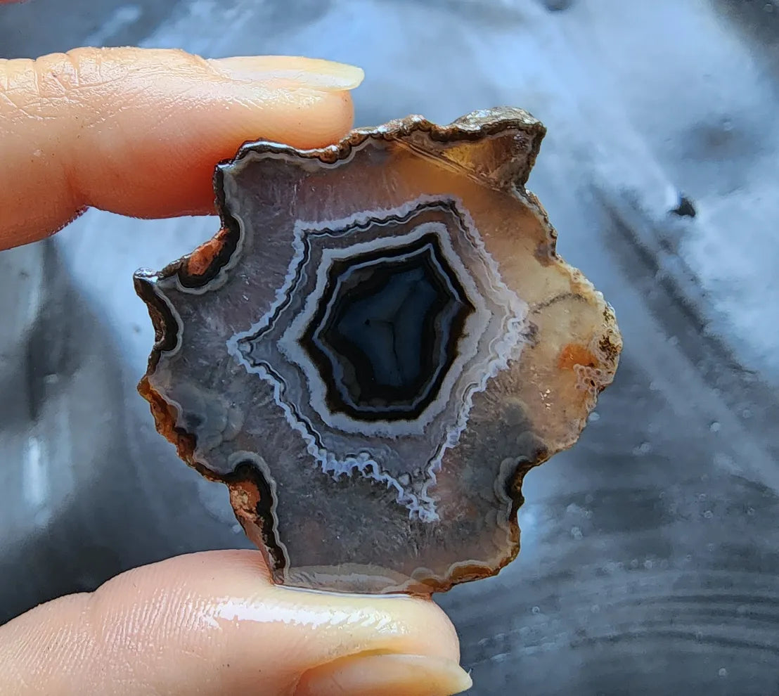 Floater Agate Pair