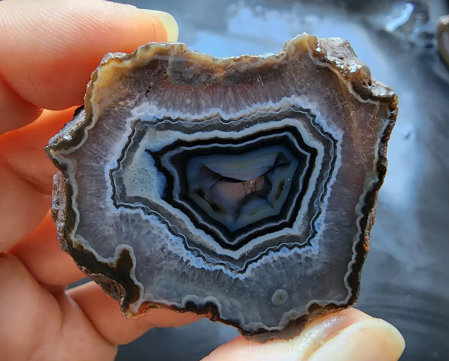 Floater Agate Pair