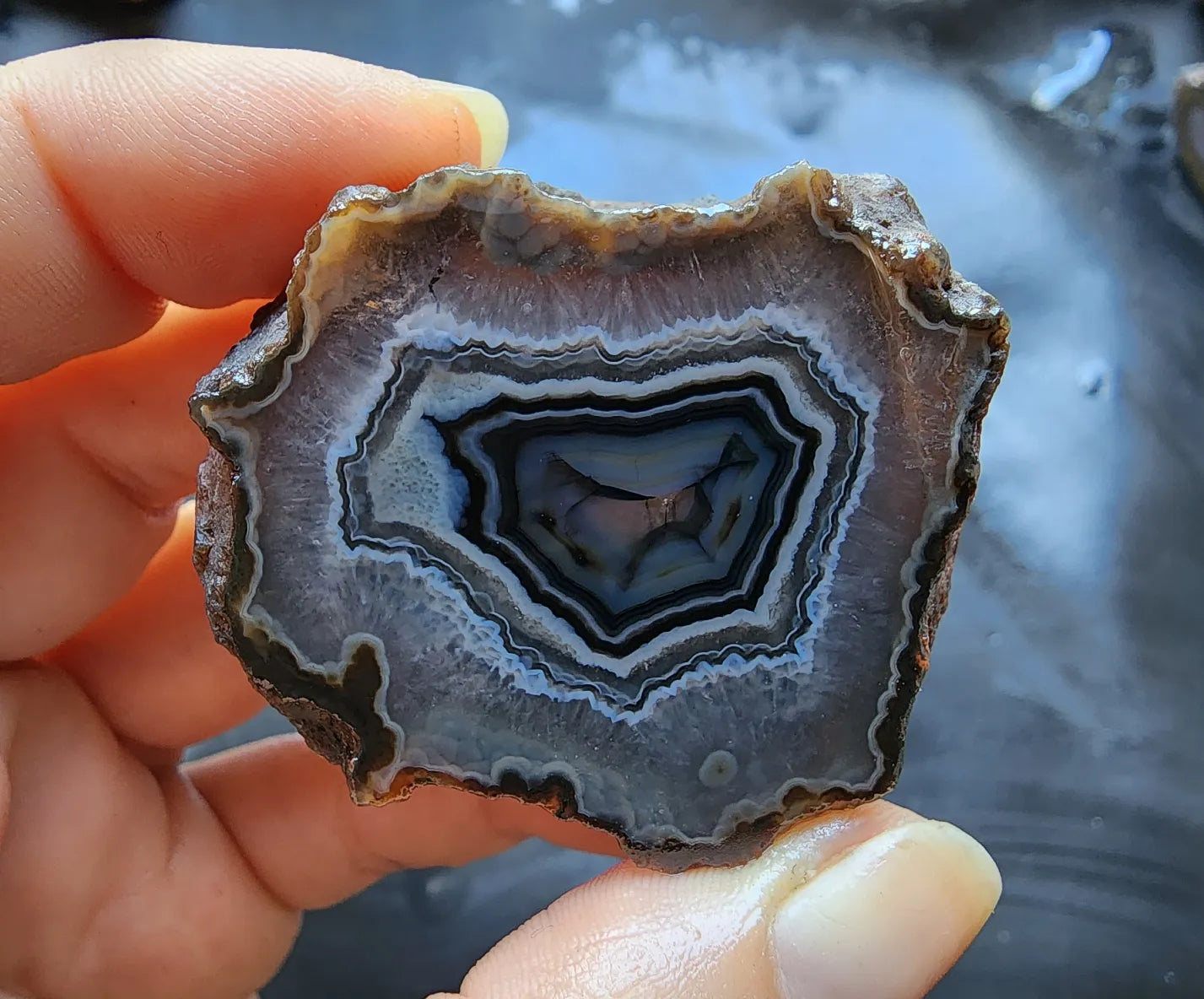 Floater Agate Pair