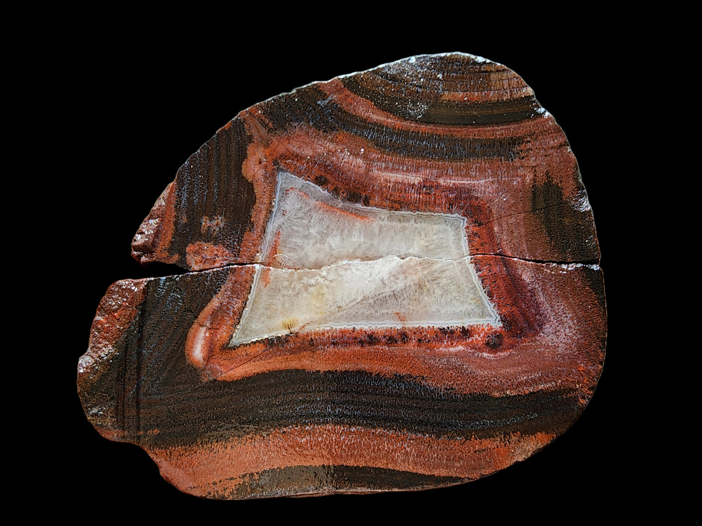 Red & Black Banded Agate - Odd Rock