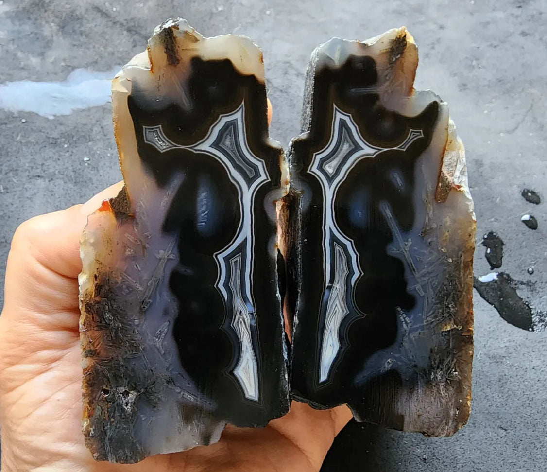 Black & White Agate