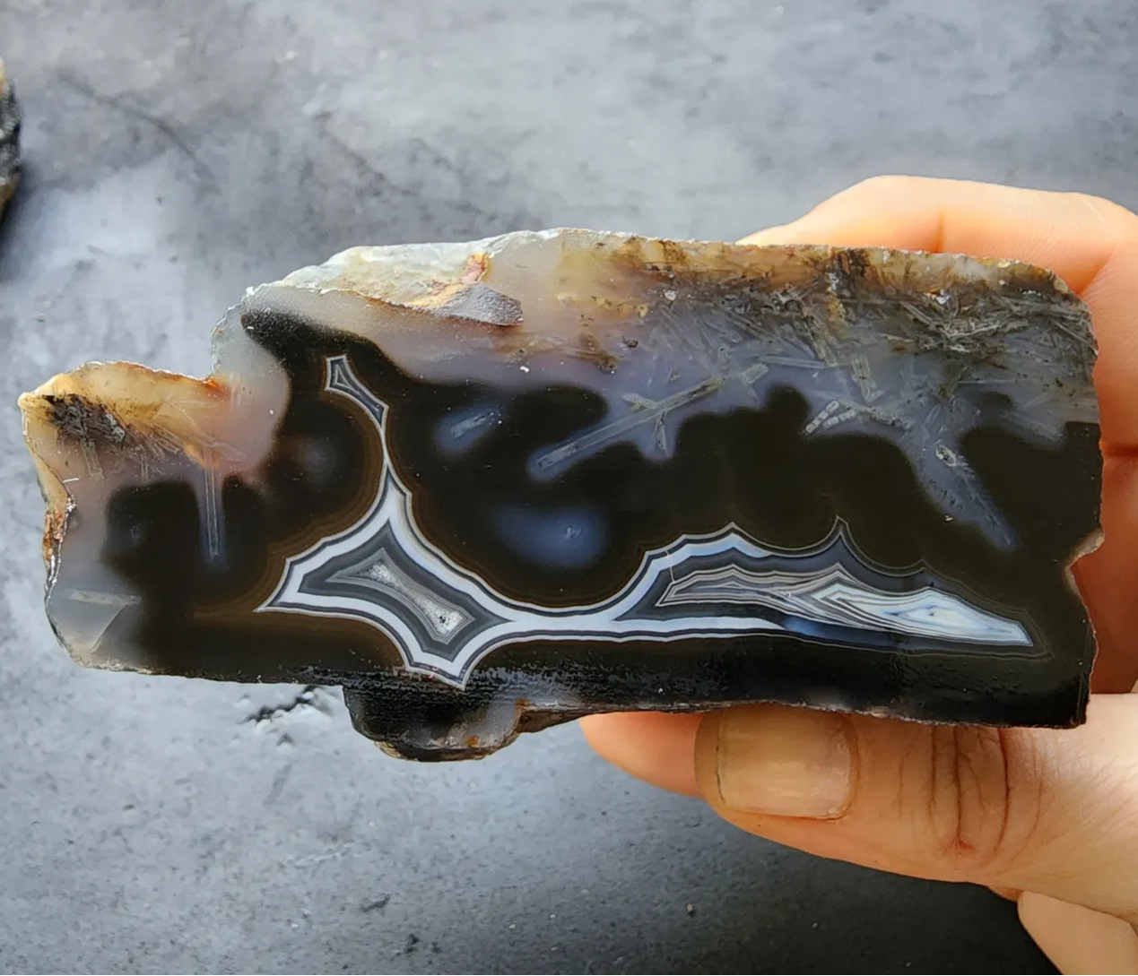 Black & White Agate