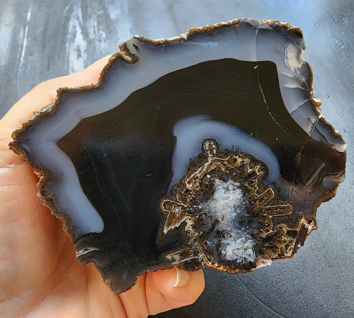 Black & Blue Agate