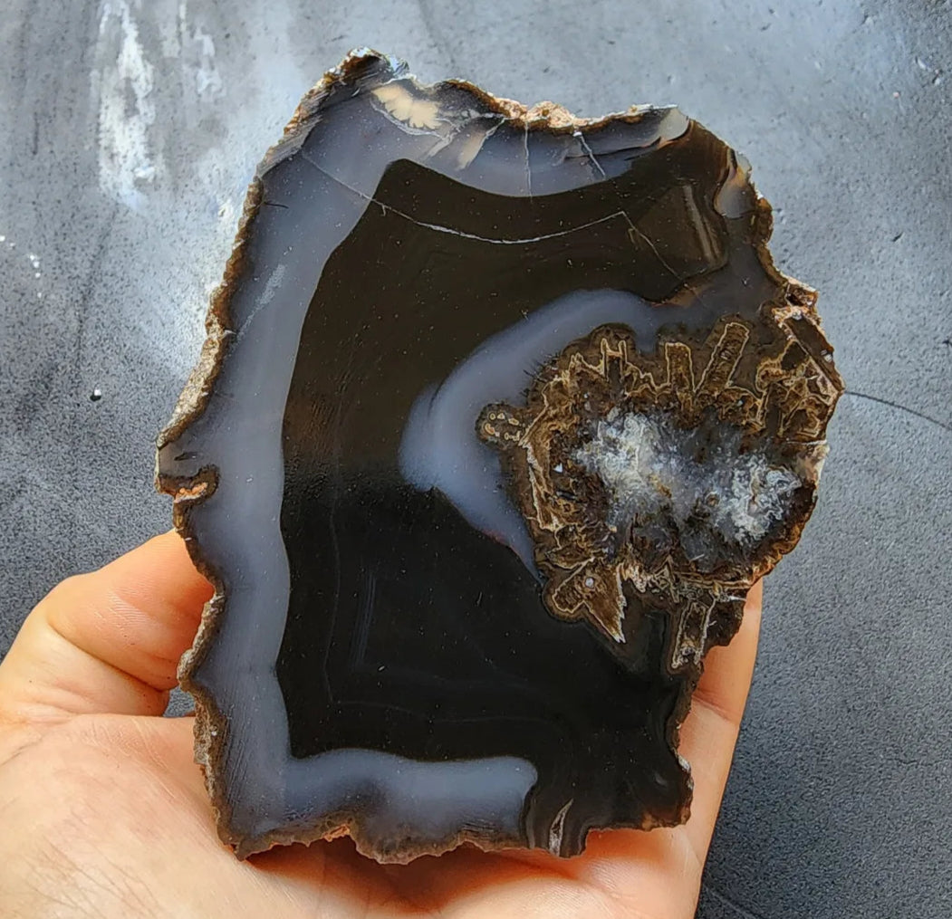 Black & Blue Agate
