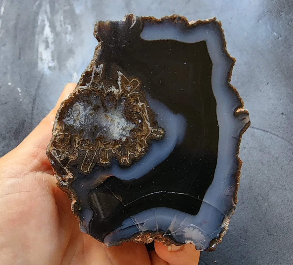 Black & Blue Agate