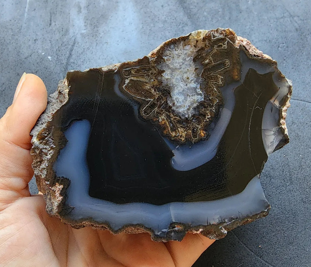 Black & Blue Agate