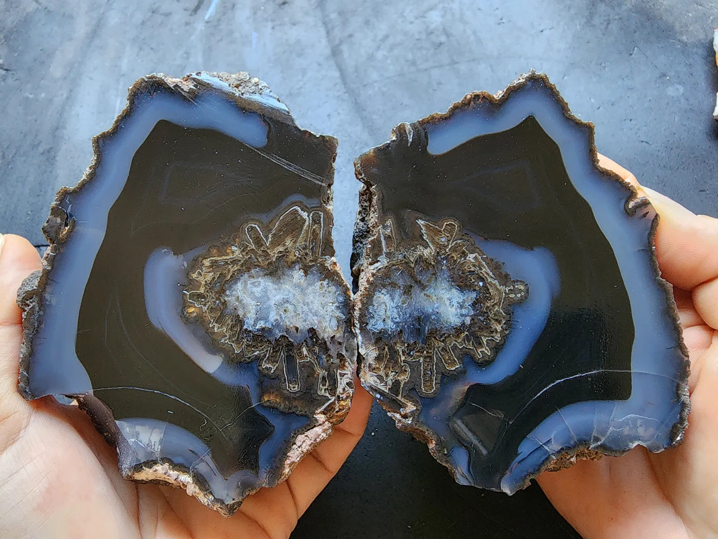Black & Blue Agate