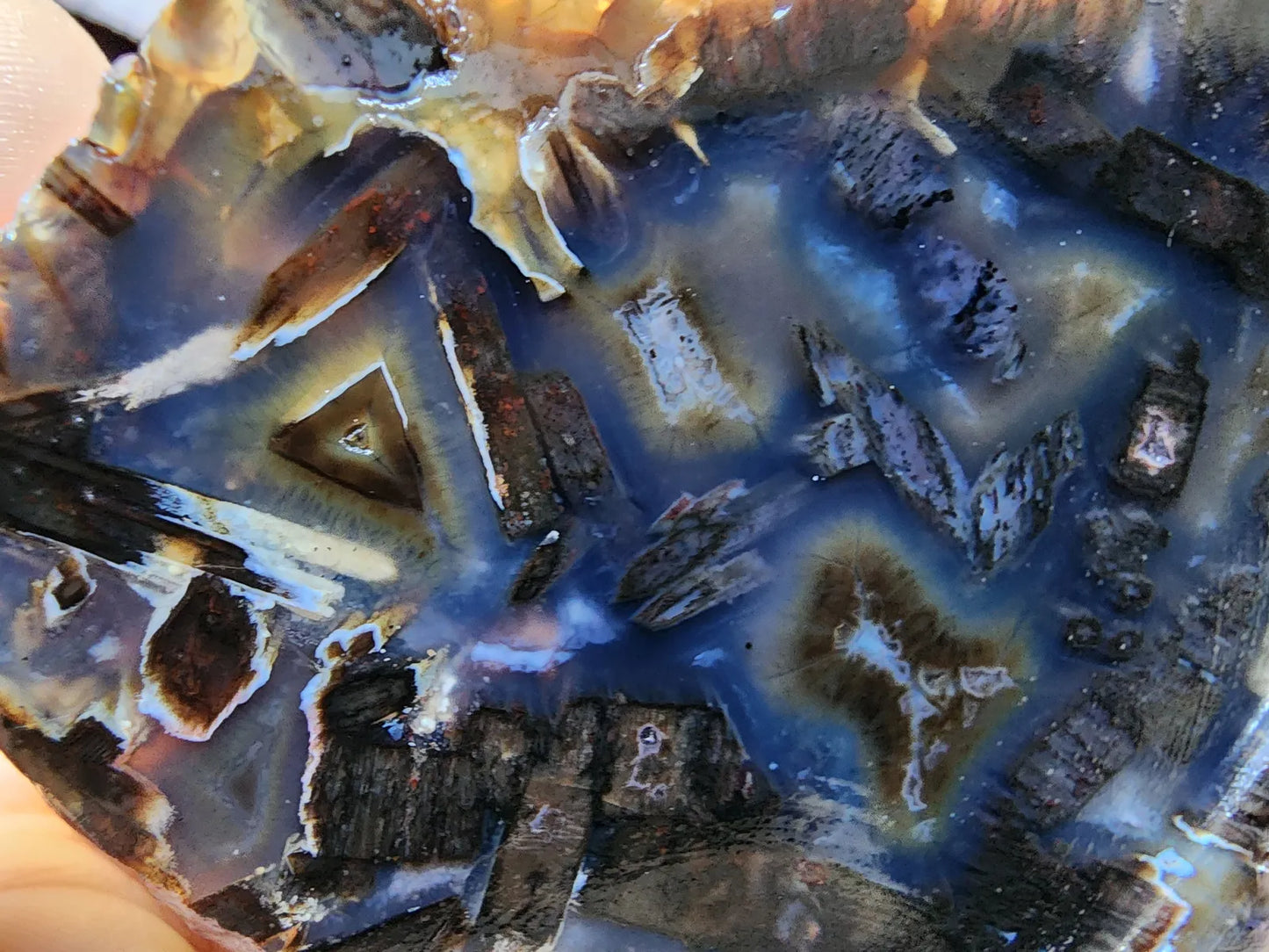 Dark Blue Agate