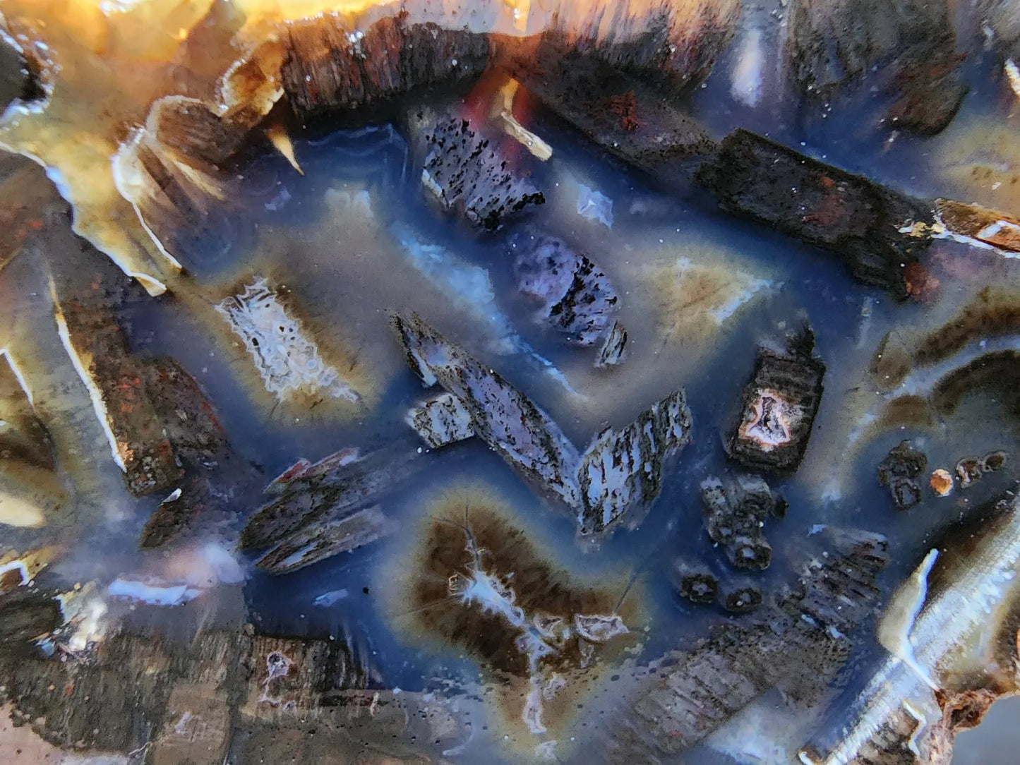 Dark Blue Agate