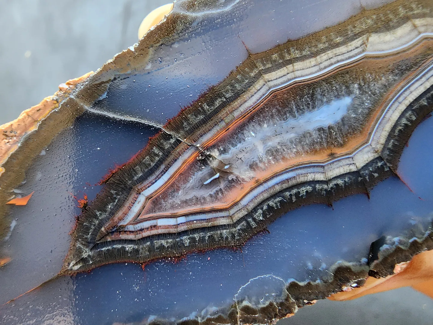 Dark Blue Agate