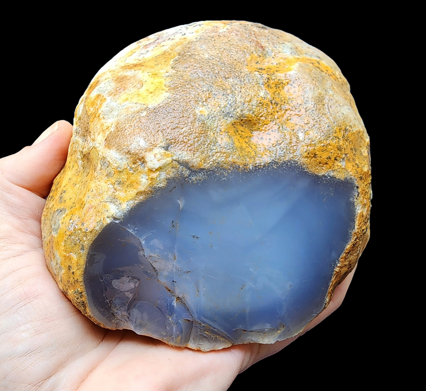 Large Blue Chalcedony Rough