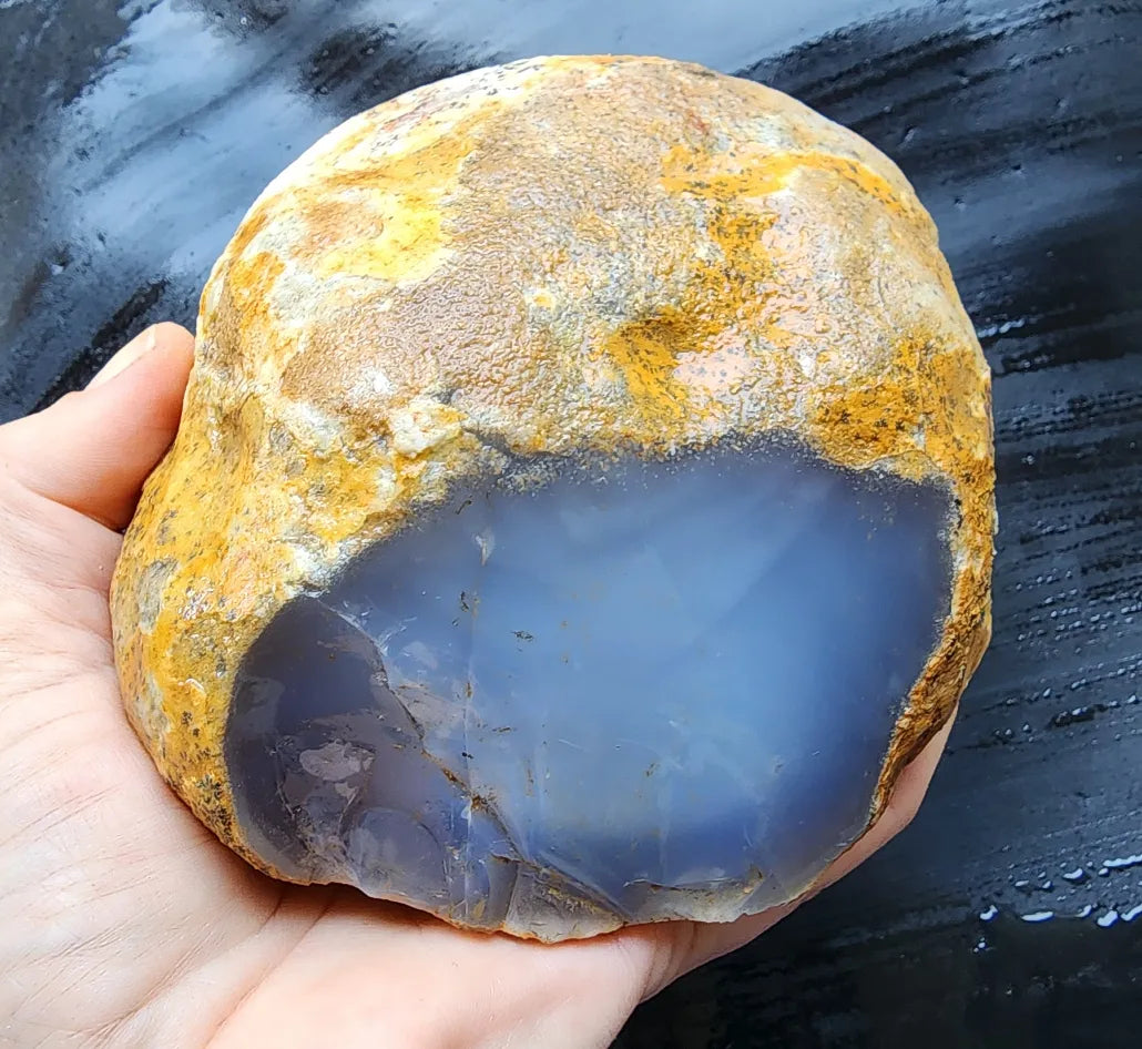 Large Blue Chalcedony Rough