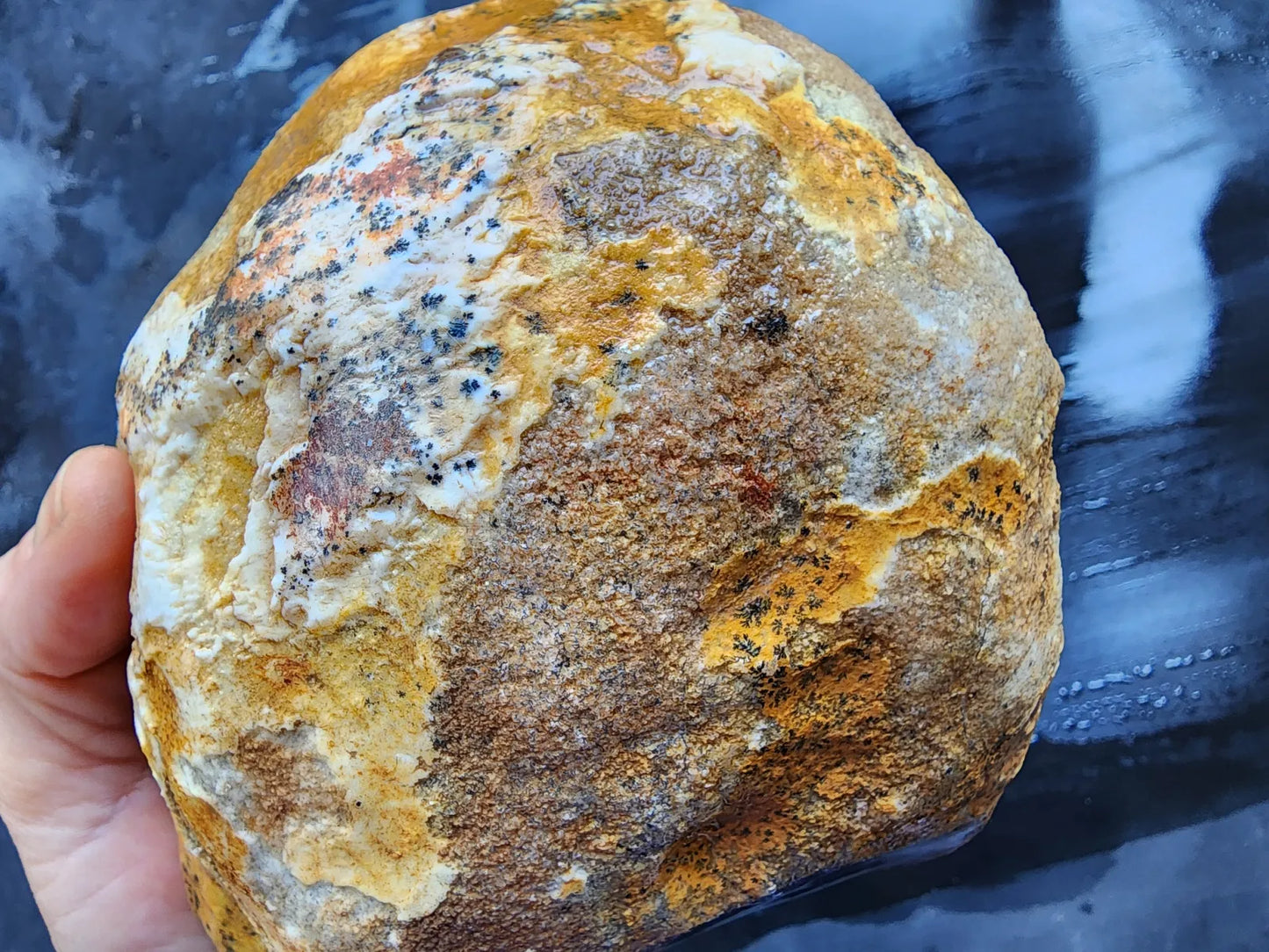 Large Blue Chalcedony Rough