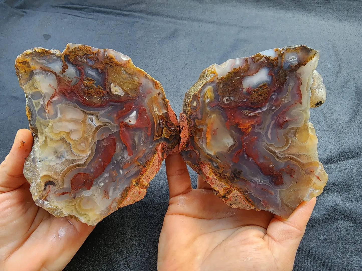 Red Agate Pair