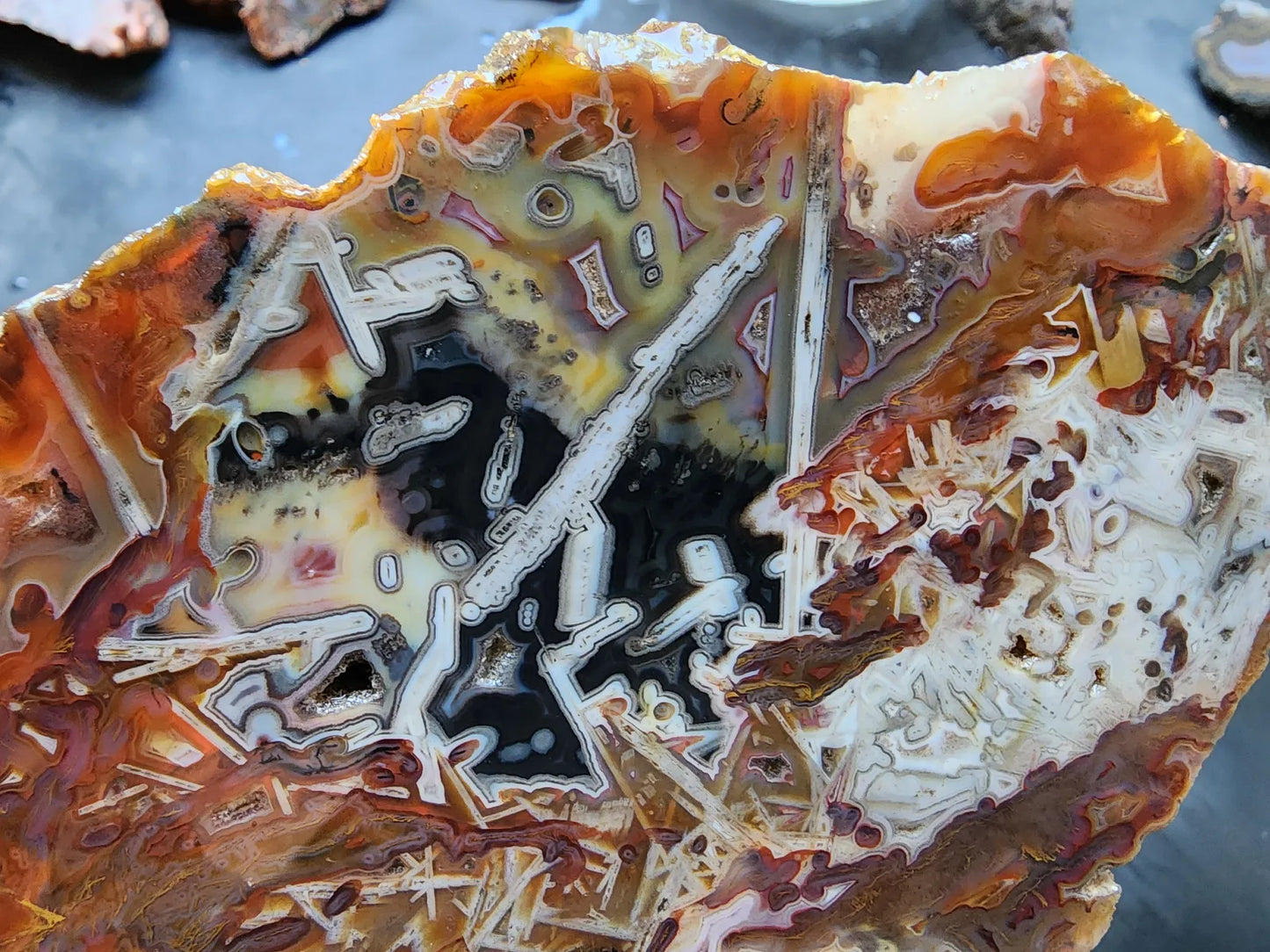 Abstract Agate Slice