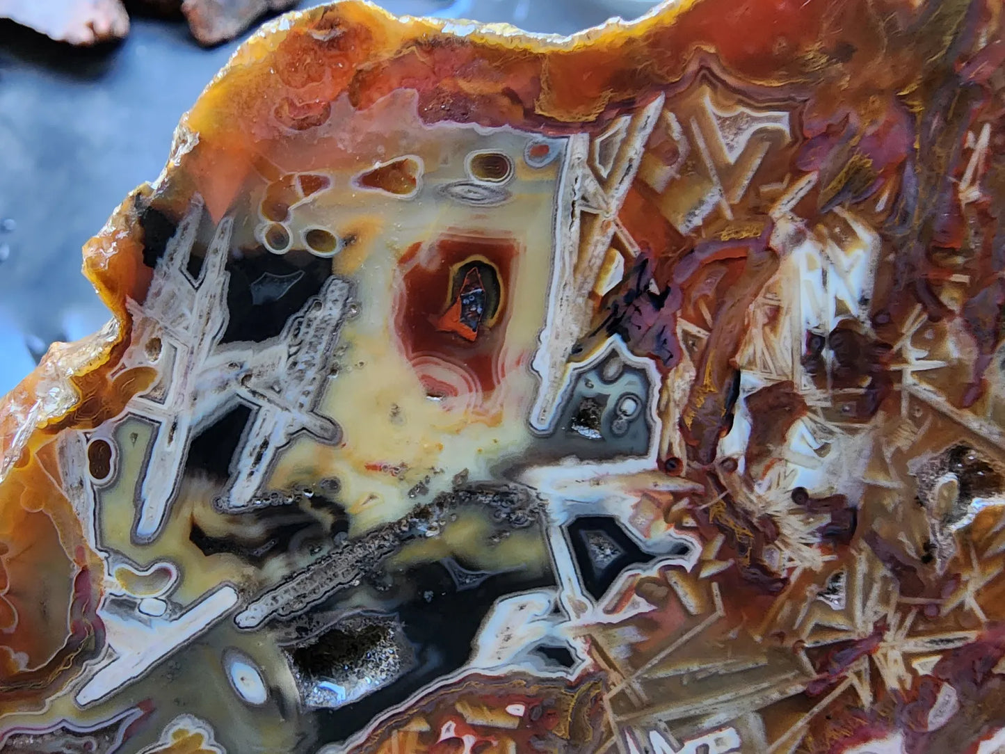 Abstract Agate Slice