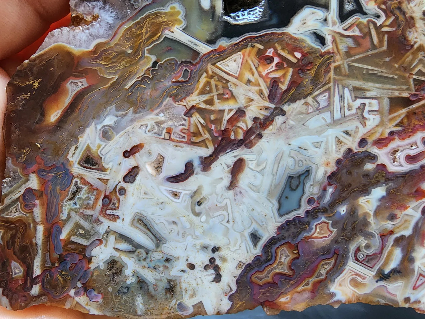 Abstract Agate Slice