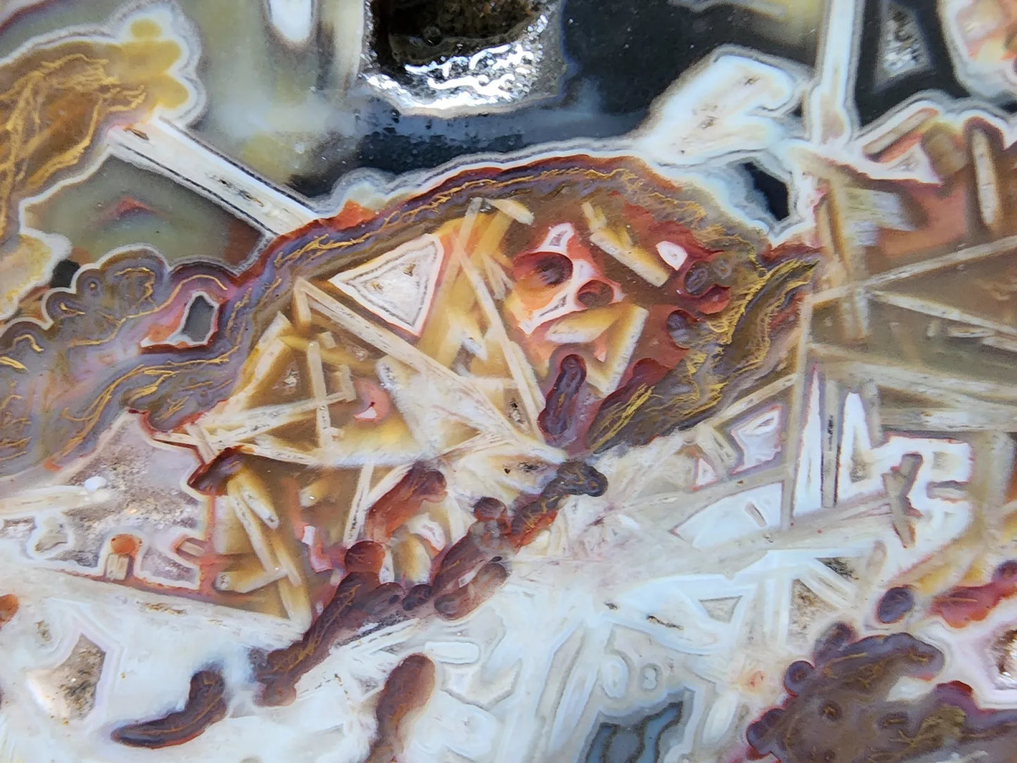 Abstract Agate Slice