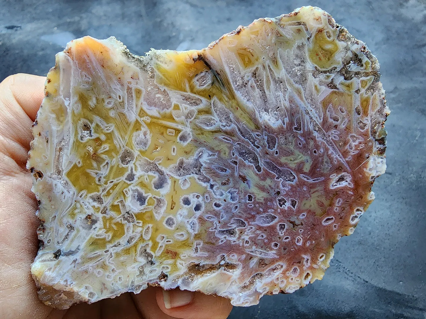 Yellow & Pink Agate