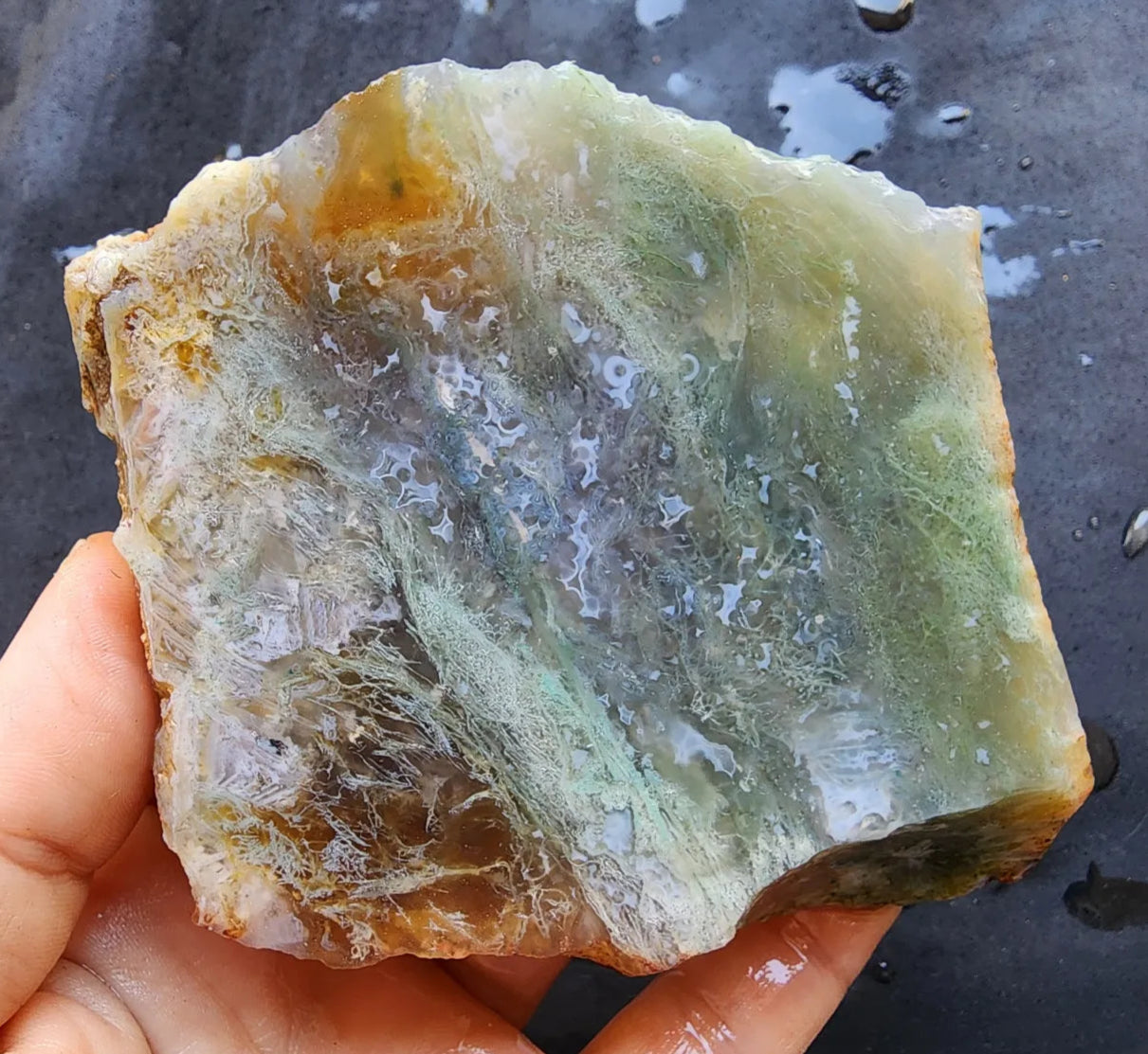 Green Moss Agate