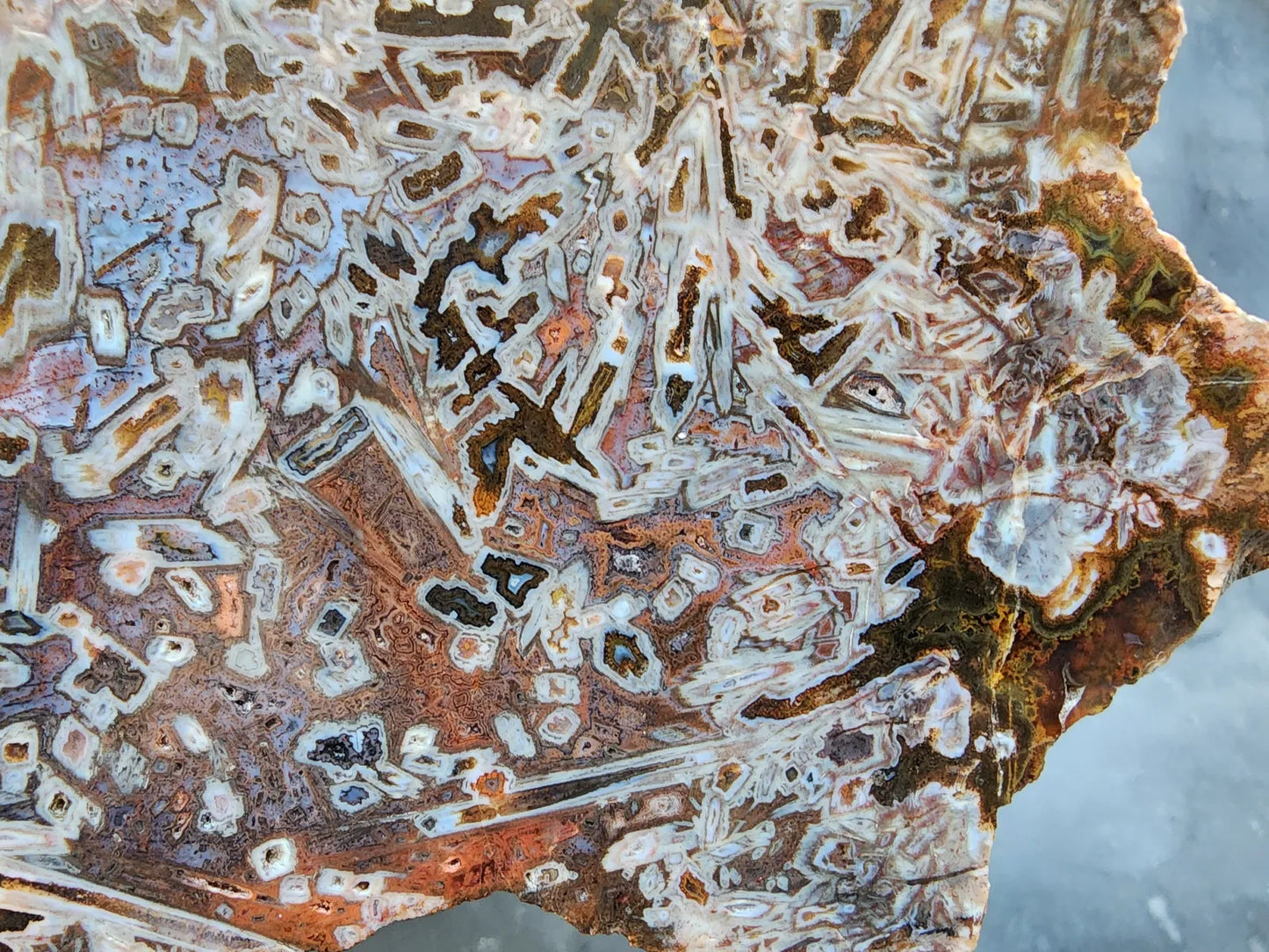 Natural Agate Display
