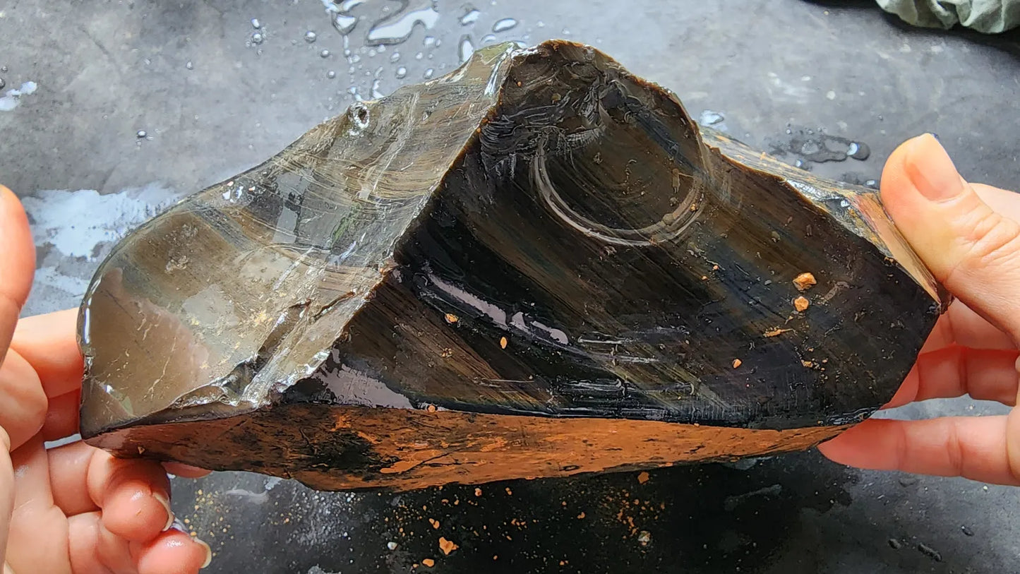 Rough Rainbow Obsidian