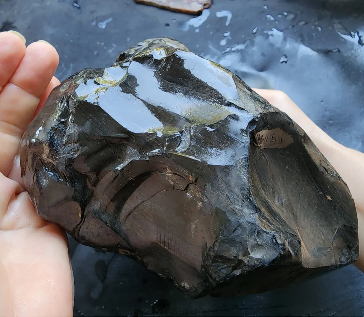 Rough Rainbow Obsidian