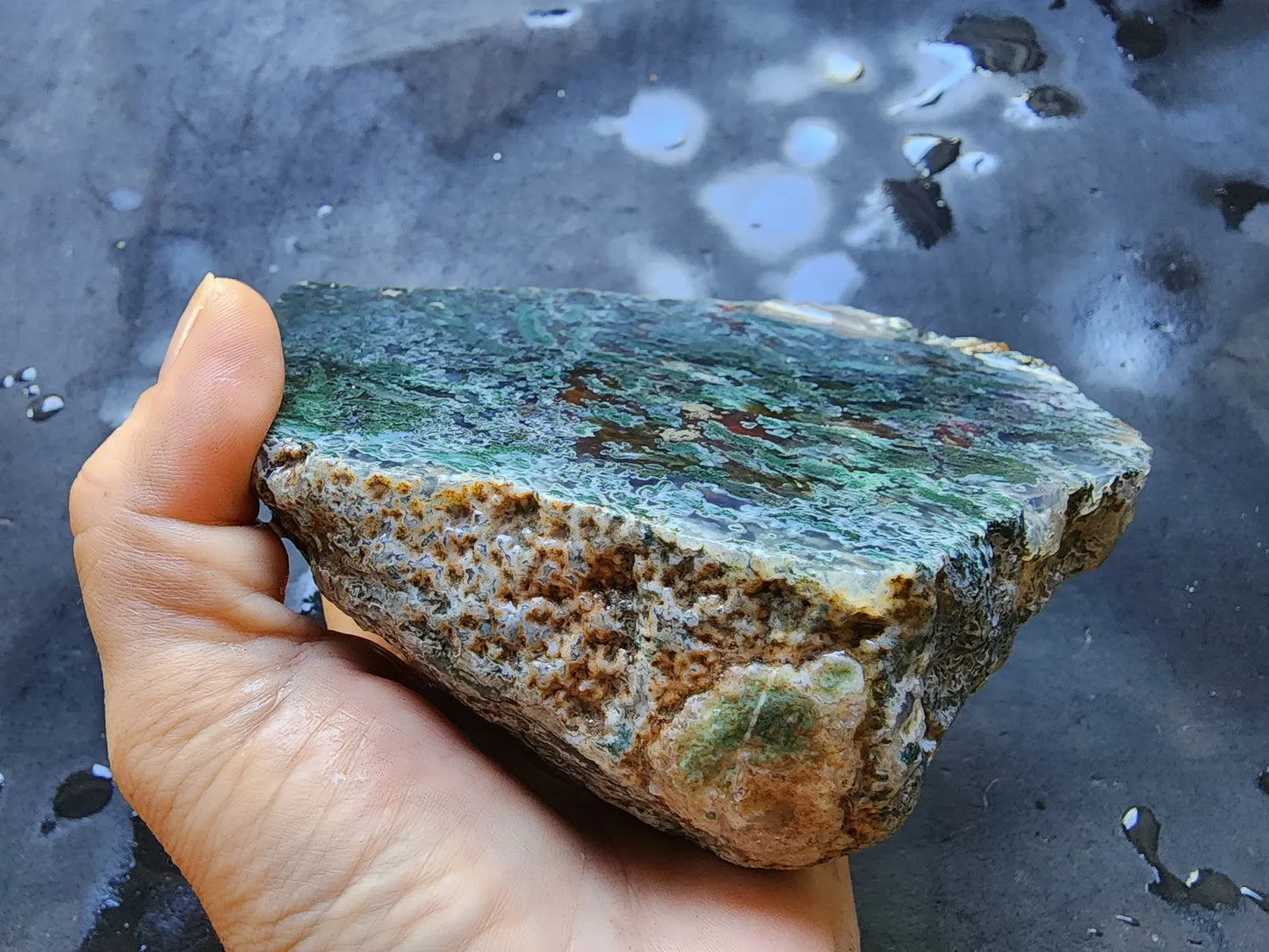 Green Moss Agate