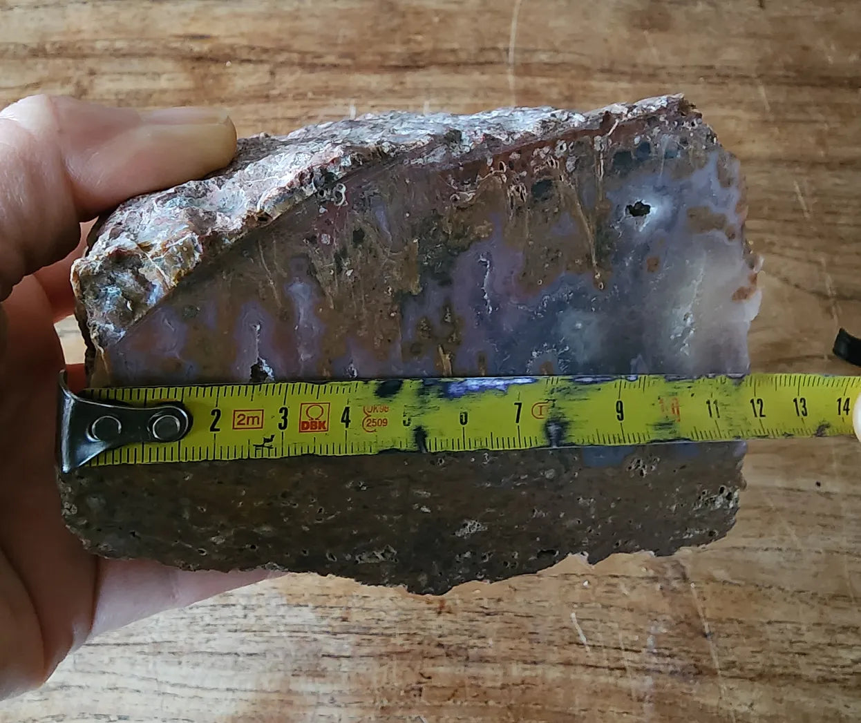 Plume Agate Slab