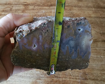 Plume Agate Slab