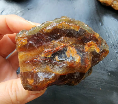 14.5 lbs Uncut Agate Stones