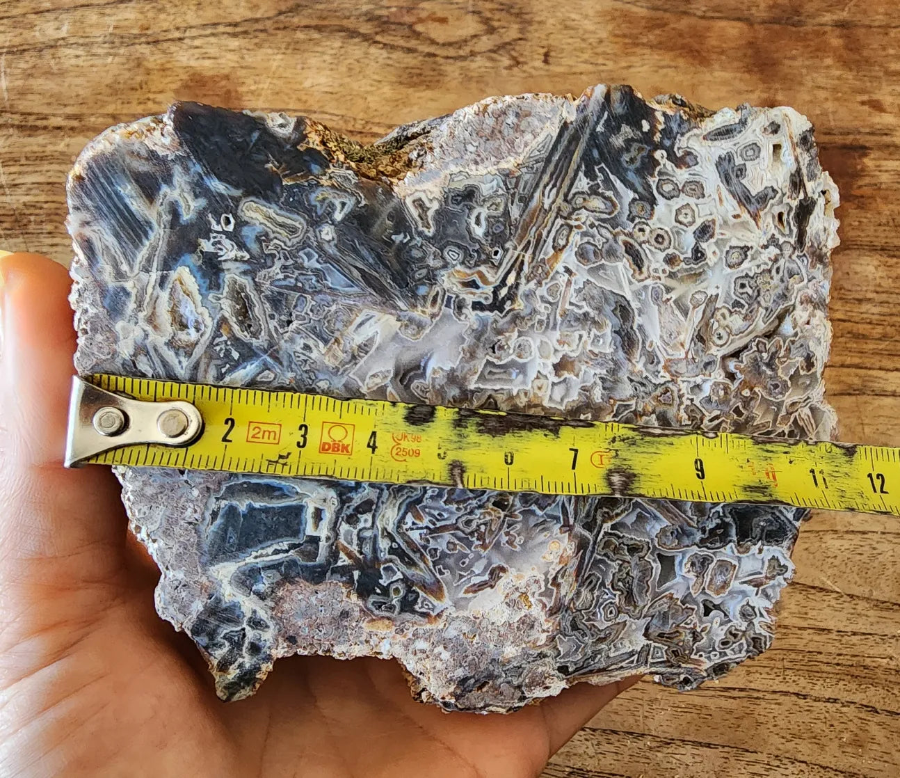 White Agate Slab