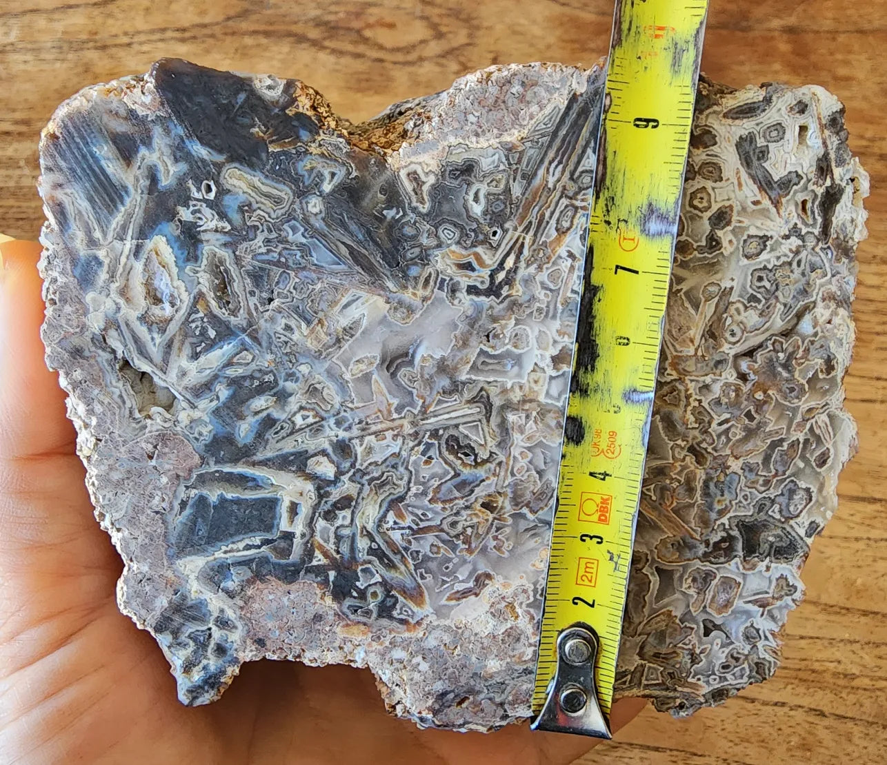 White Agate Slab