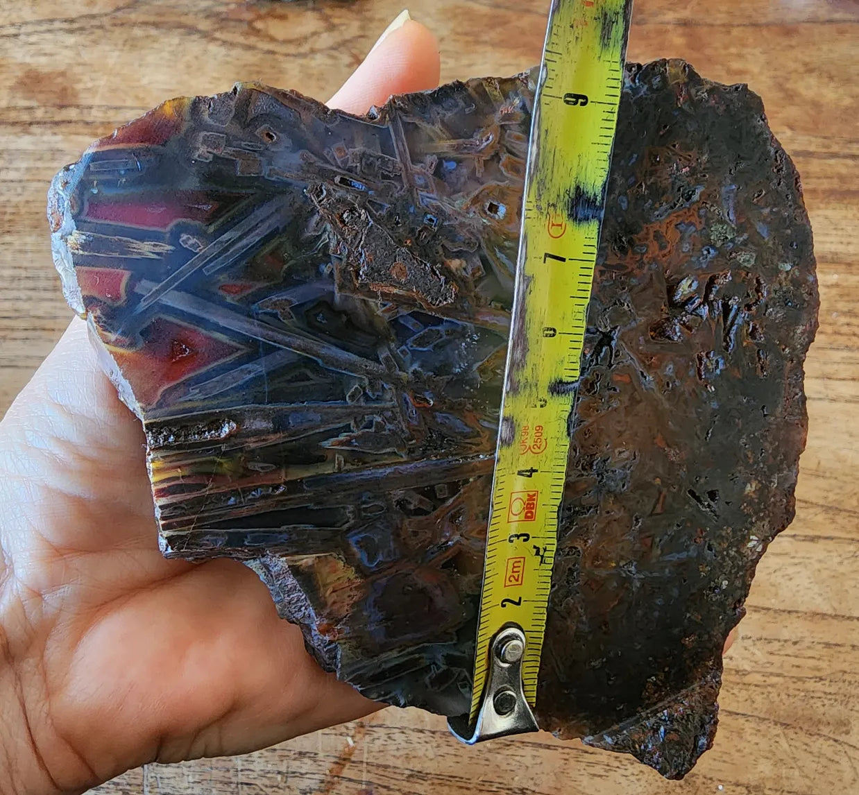 Red Tube Agate