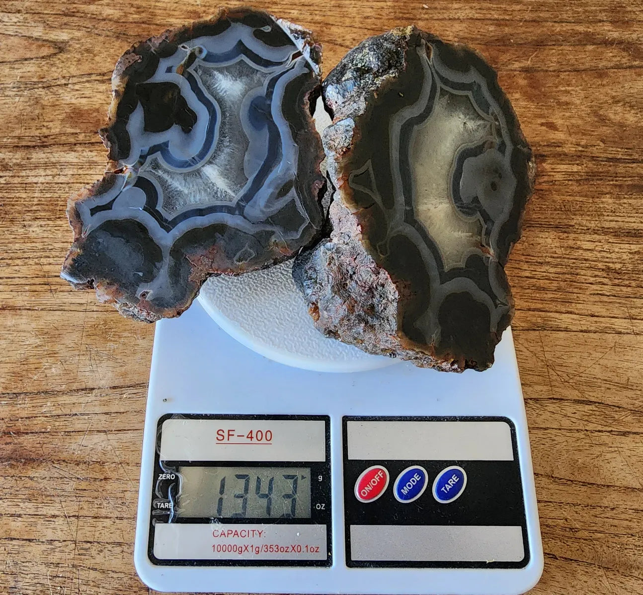 Blue Agate - Thunder Egg