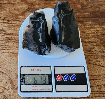 Black & White Agate