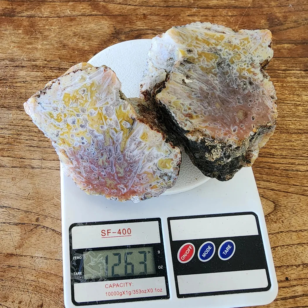 Yellow & Pink Agate