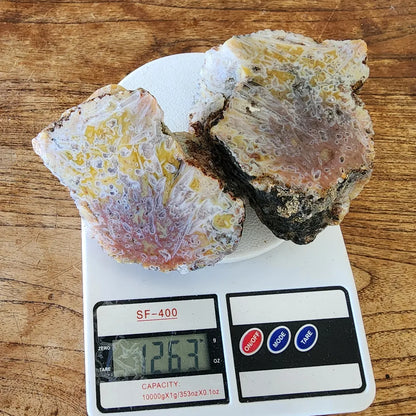 Yellow & Pink Agate