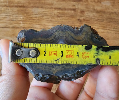 Blue & Green Fortification Agate
