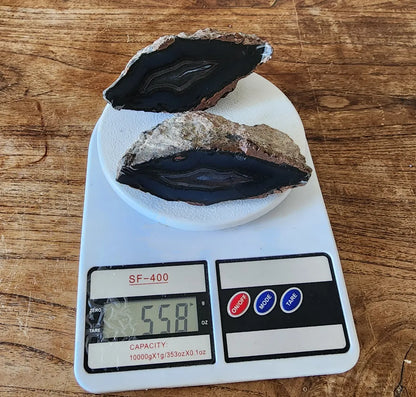 Dark Blue Agate