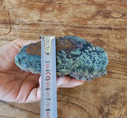 Raw Moss Agate Pair