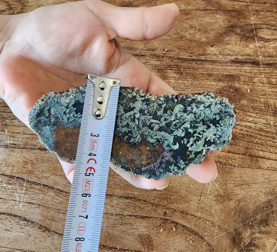 Raw Moss Agate Pair